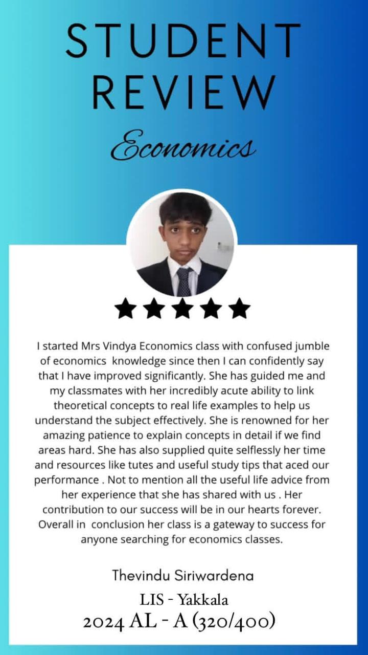 Student review