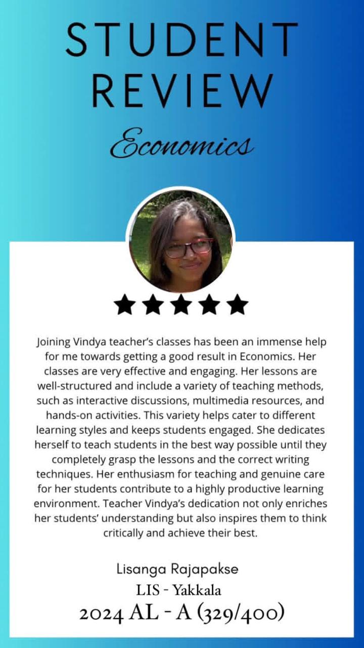 Student review