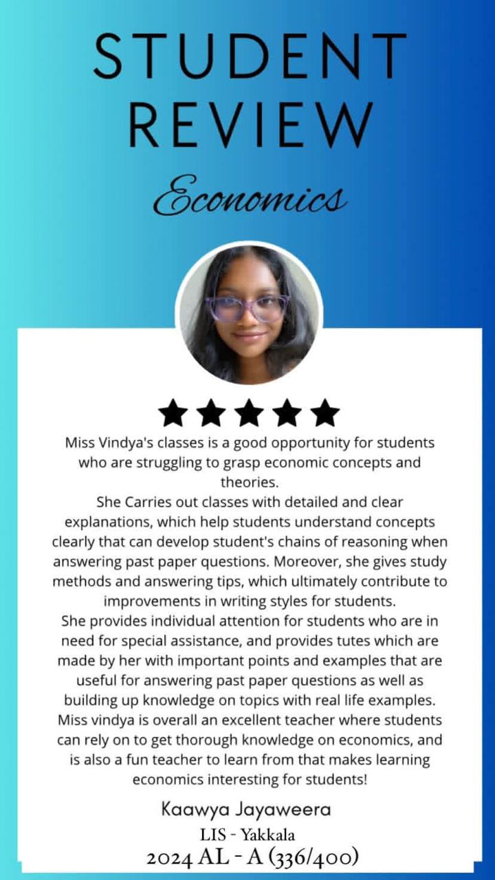 Student review