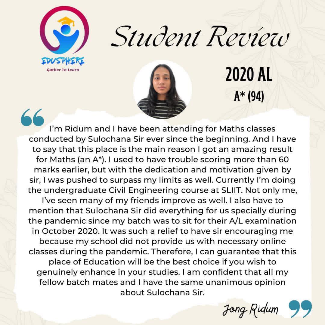 Student review