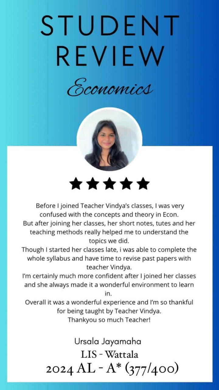 Student review